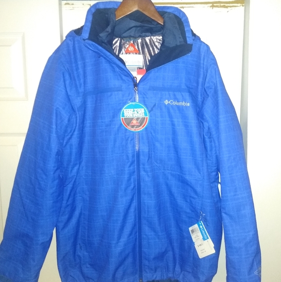 Columbia Nordic Point III Interchange Blue Men's Winter Jacket Size Large NWT! - Picture 1 of 6